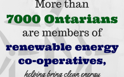 Did you know? More than 7000 Ontarians are members of renewable energy co-operatives