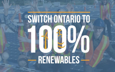 Will you help us call for a 100% Renewable Ontario?